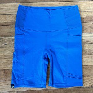 oiselle Mid Length Pocket Jogger Shorts - size 2
